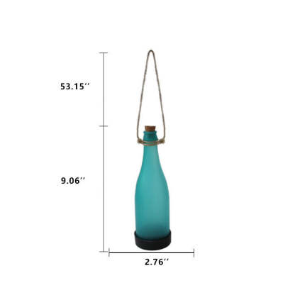 Solar Wine Bottle Light Outdoor Decoration Plastic LED Hanging Light-xinru