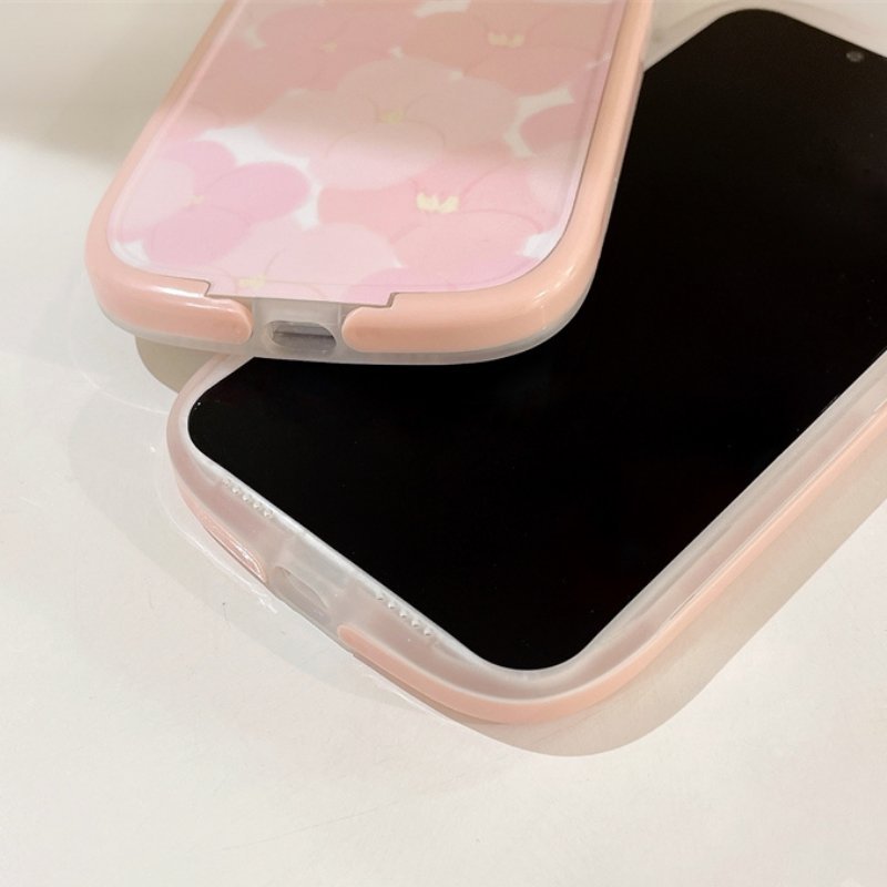 Pink Flower Bracket Case-xinru