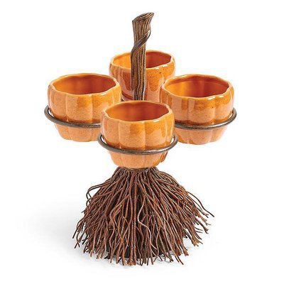 Halloween Pumpkin Snack Bowl Stand Creative Snack Basket-xinru