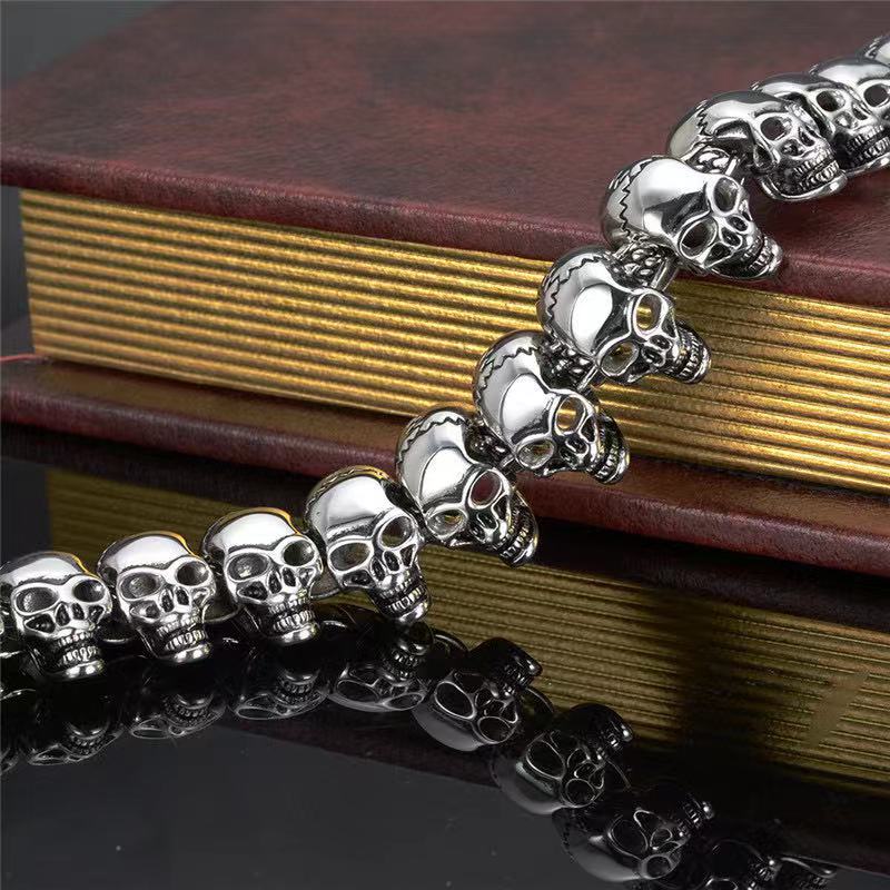Skull Titanium Steel Bracelet-xinru shop