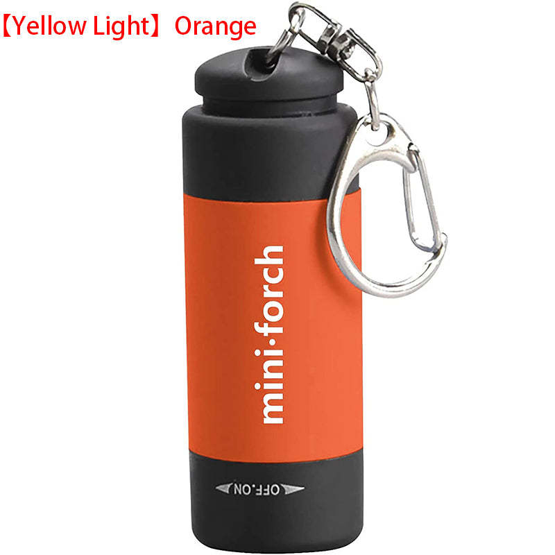 Mini Keychain Bag Torch USB Rechargeable LED Light Flashlight Lamp Waterproof-xinru