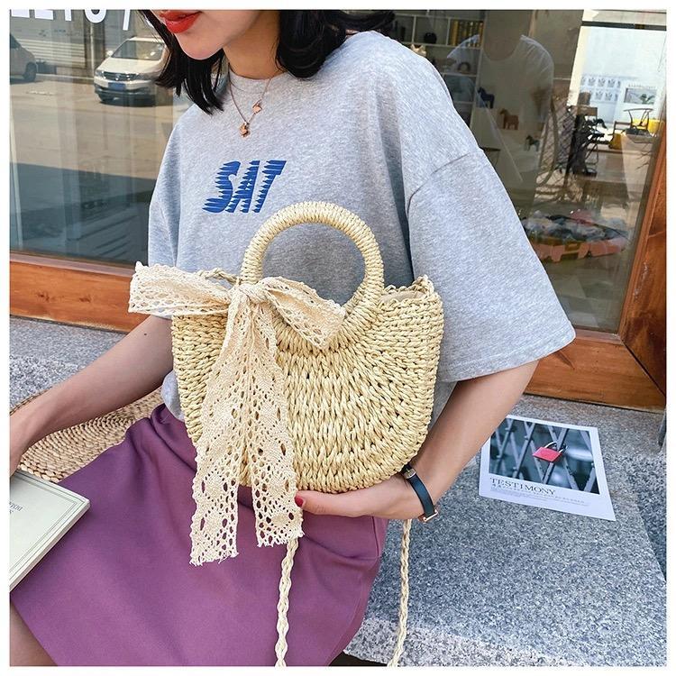 ストローバッグショルダーメッセンジャーバッグ-xinru shop