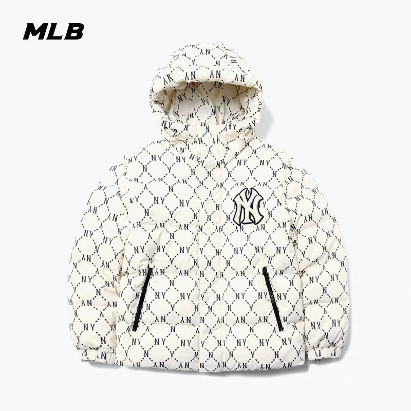★MLB★2022大人気★【Unisex】MEGA LOGO DUCK DOWN JACKET-xinru shop
