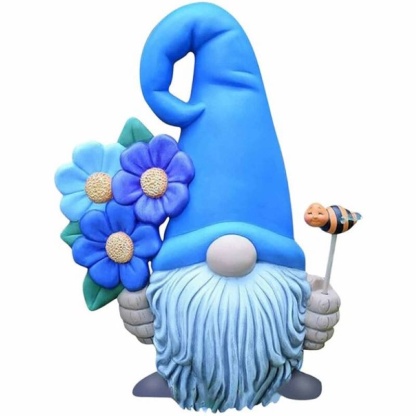 Miniature Magic Garden Gnome Resin Statue Collectible Figurines-xinru
