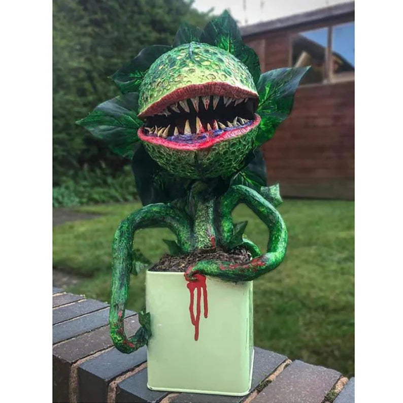 Piranha Plant Statues Flower Decoration Movie Prop Yard Art Garden Home Gift-xinru