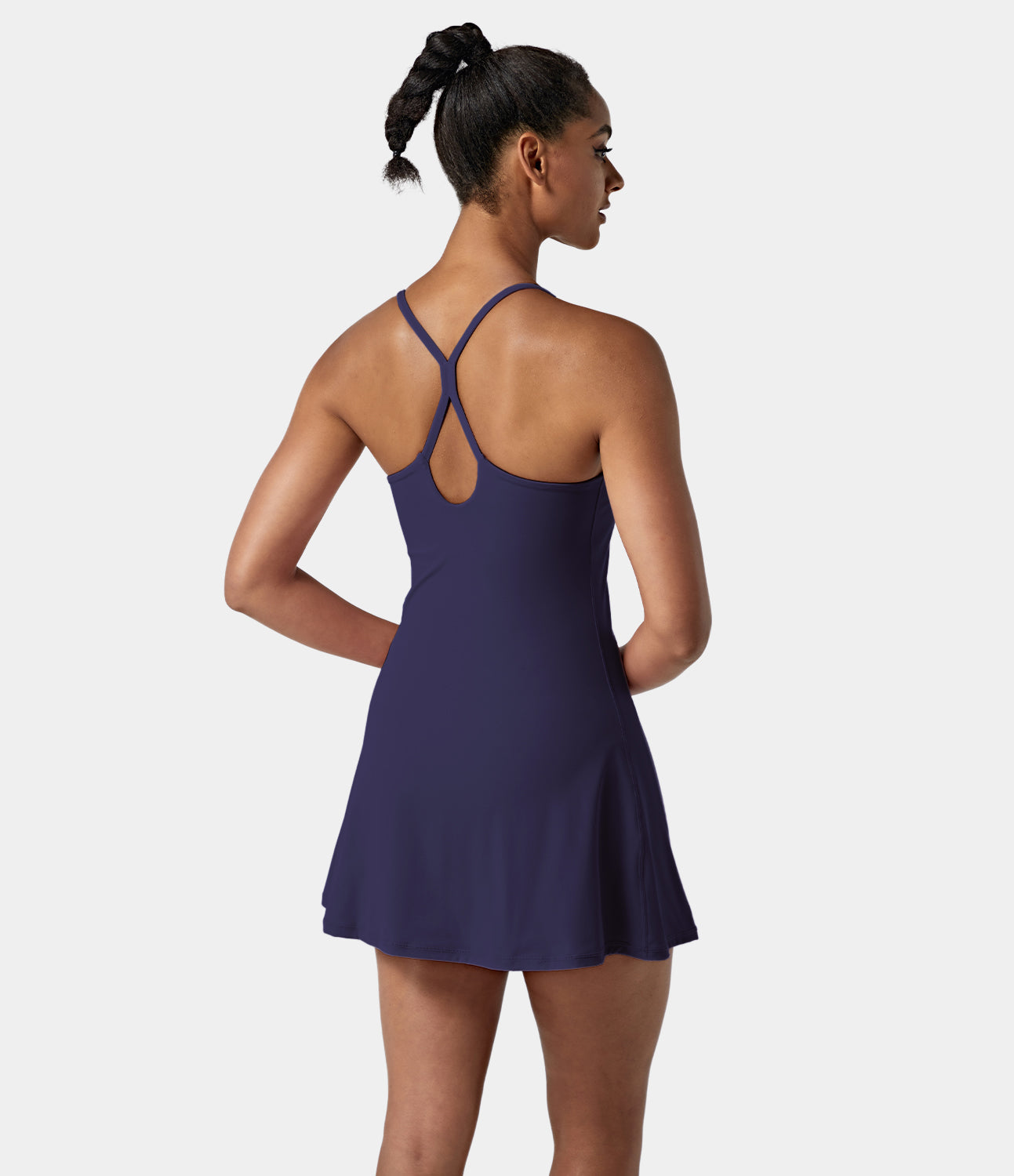 Women's Exercise Workout Dress With Phone Pocket-xinru shop