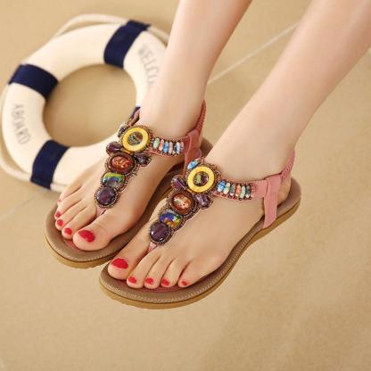 Women Casual Outdoor Plus Size Sandals Waterproo SliP On Round Female Slippers-xinru