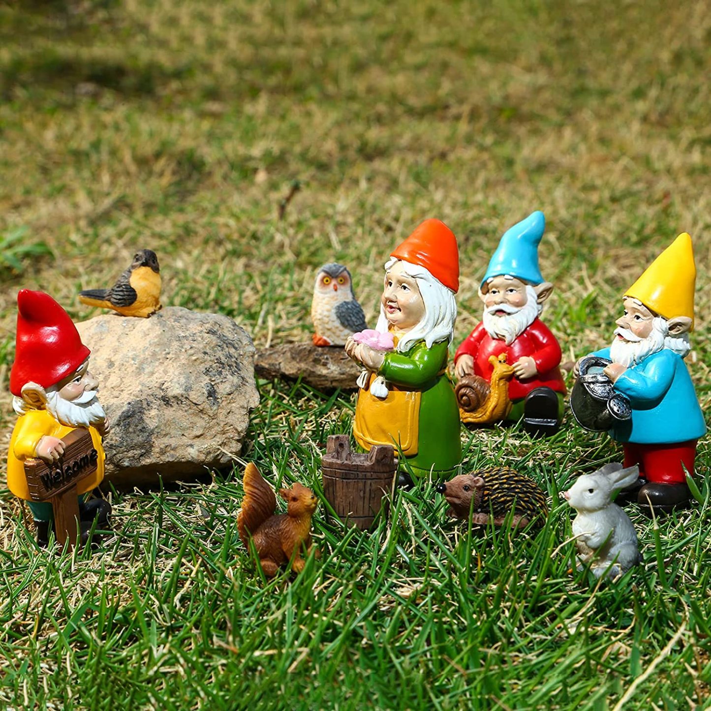 Garden Outdoor Gnome Animal Home Yard Decoration-xinru