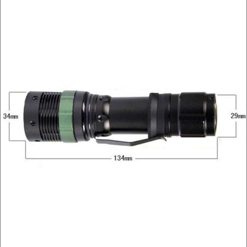 Adjustable 3000 Lumen  Zoomable Flashlight-xinru