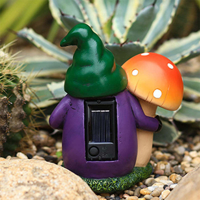 Solar Lamp Mushroom Garden Gnome-xinru