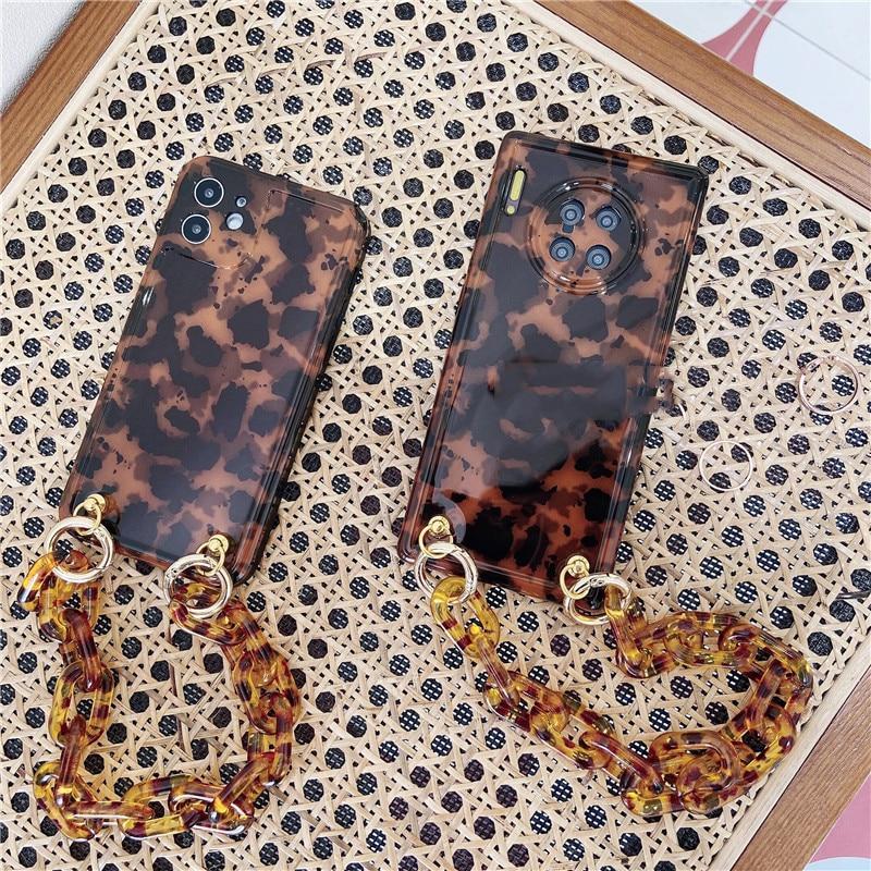 Luxury Leopard Chain Case-xinru