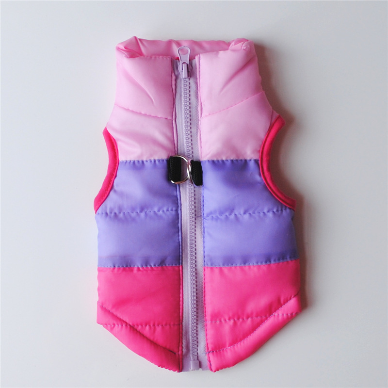 Coloful Warm Jacket for Small Dog | Winter Windproof Dog Jacket-xinru