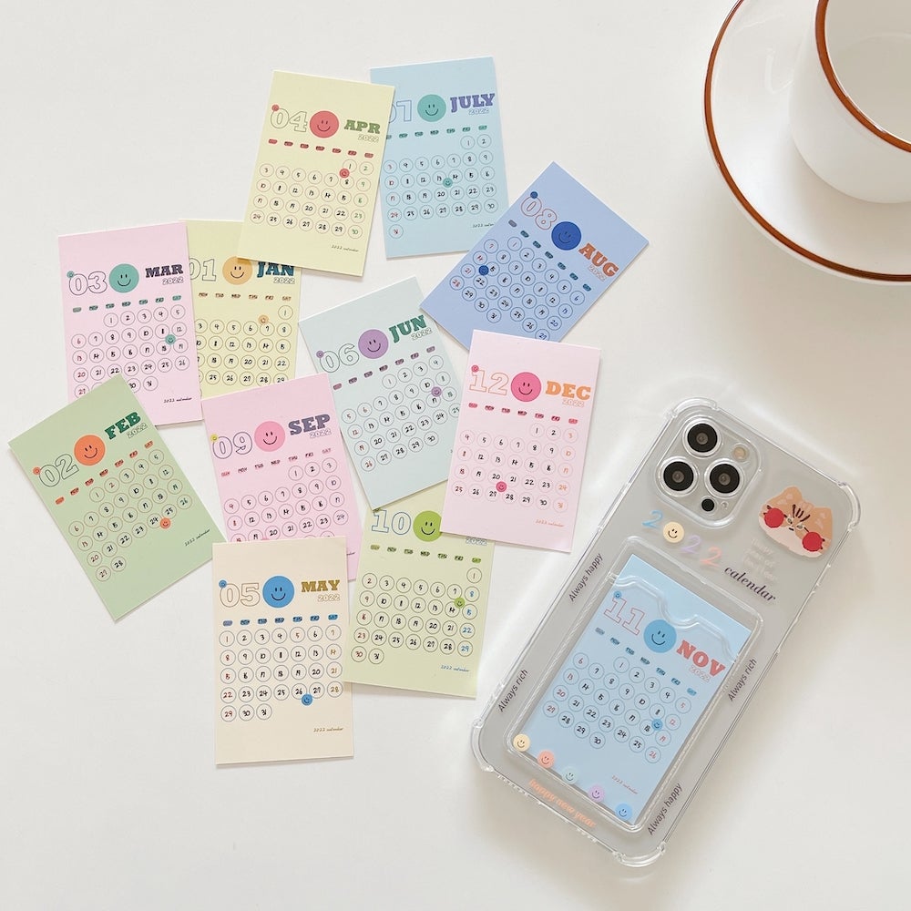 Calendar Card Holder Case-xinru