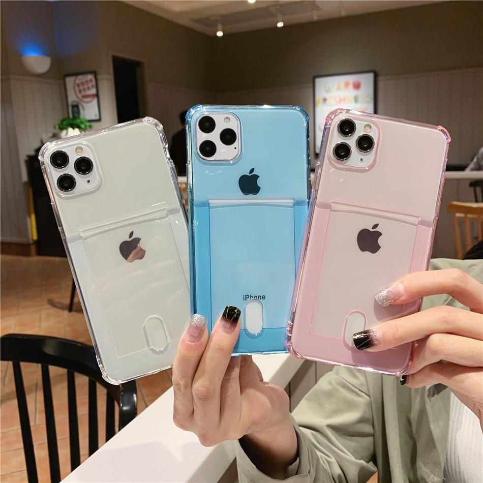 Clear Case with Card Holder-xinru