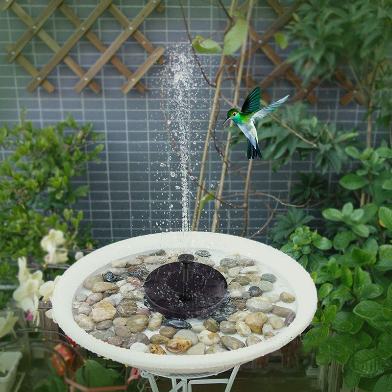 Solar Fountain Floating Fountain Pump For Bird Bath Garden-xinru