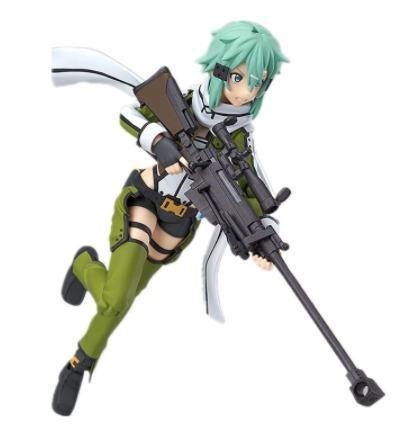 Sword Art Online Asada Shino Cute Figure Toy Anime Pvc Action Figure-xinru