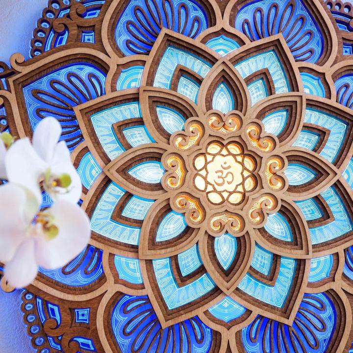 Mandala Yoga Room Art-Rainbow-xinru shop