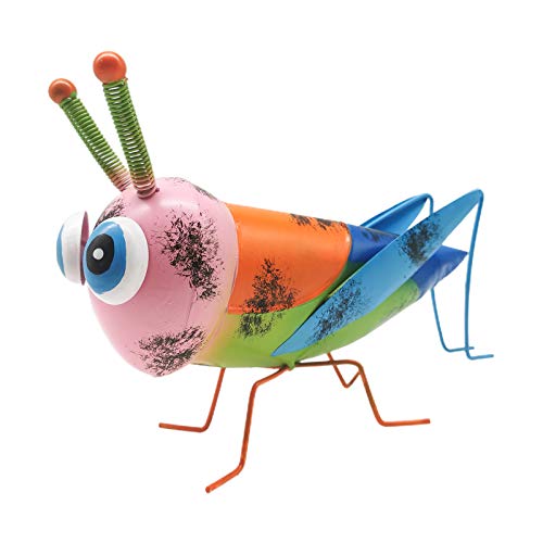 Metal Garden Art Garden Statue Grasshopper Statue Yard Lawn Ornament-xinru