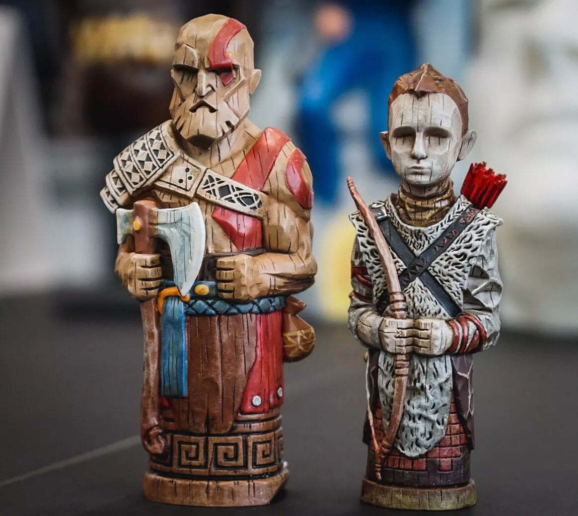 God Of War Level 52 Atreus Toys 7" Figurines Limited Edition Low Number-xinru