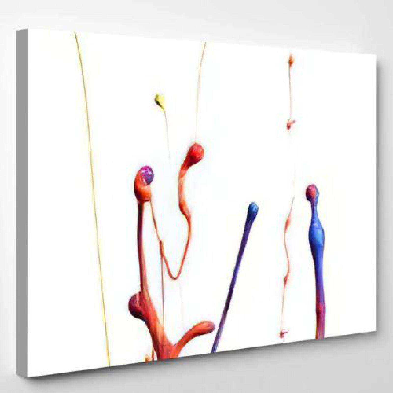 Colorful Paint Splashing Isolated on White-xinru shop