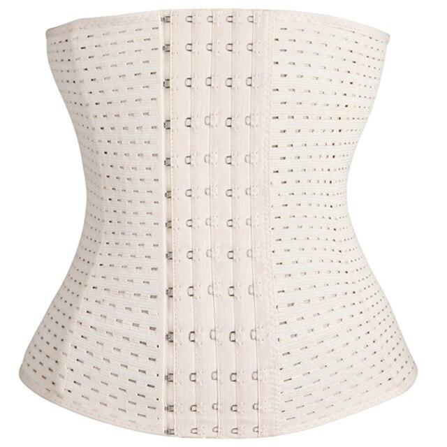 Steel Waist Trainer Belly Control Mesh Corset-xinru