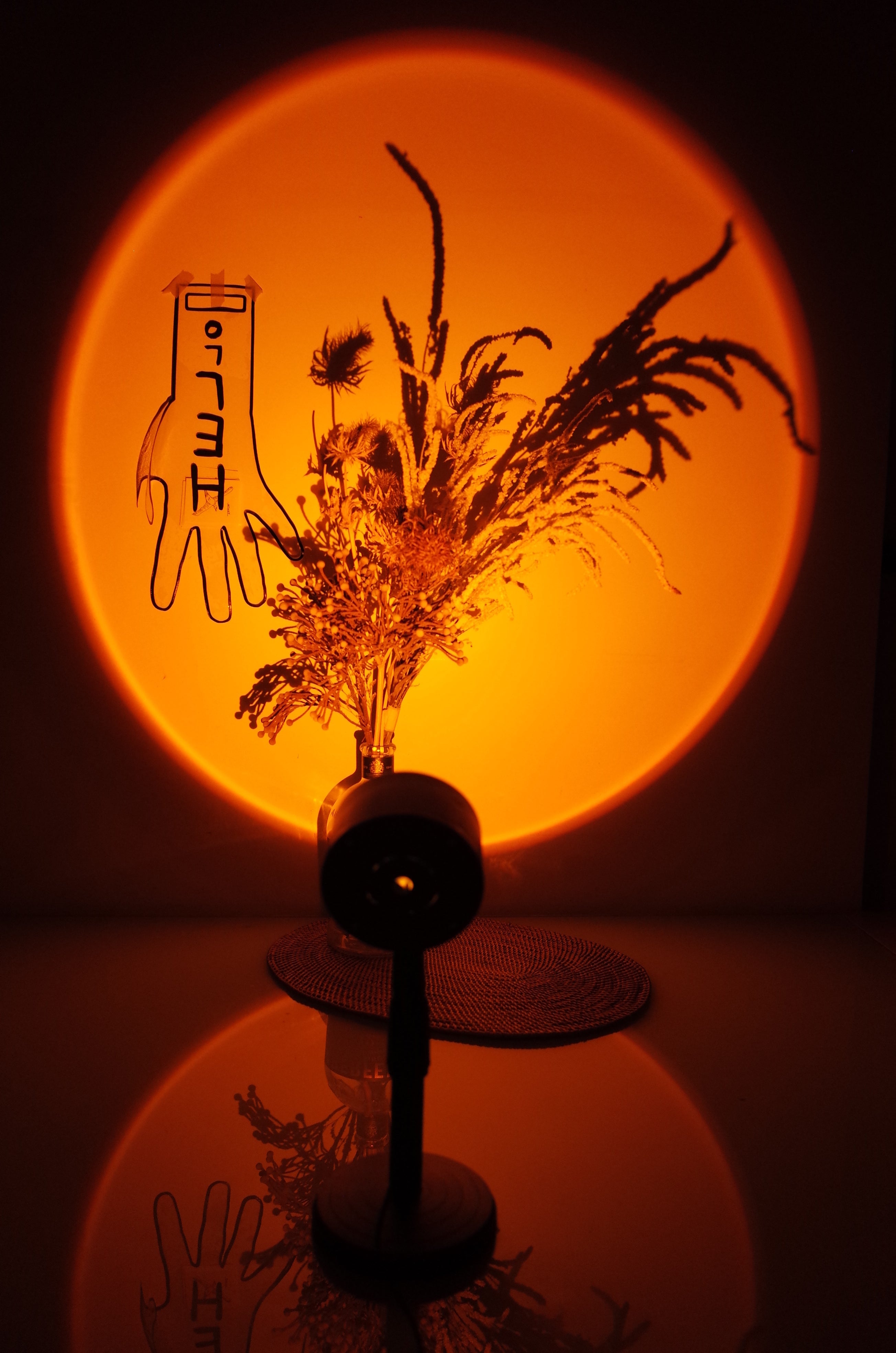 LED Rotatable Sunset Projector Light Romantic Ambiance Light Projector-xinru