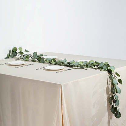 Party Wedding Decoratinon Ivy Leaves Artificial Eucalyptus Garland-xinru