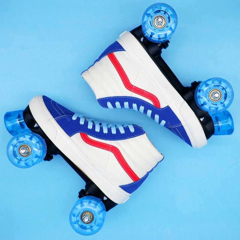 Vans Canvas Roller Skates-Sky Blue-xinru shop