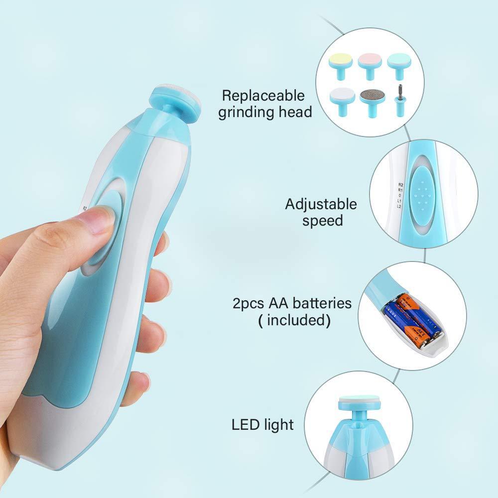 Premium Safe Electric Baby Nail Trimmer Set-xinru