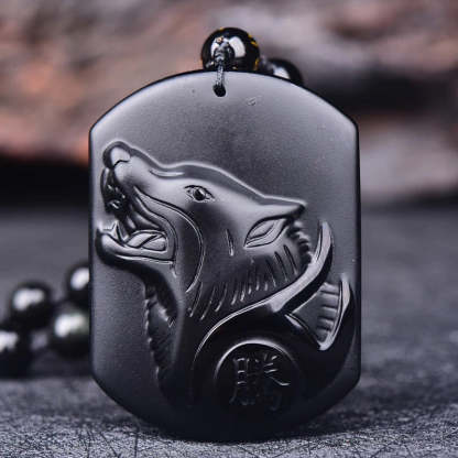 Tibetan Black Obsidian Amulet-xinru shop