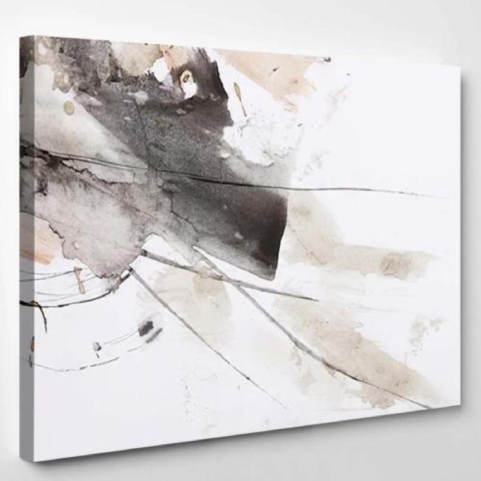 Black Red Abstract Brush Painting-xinru shop