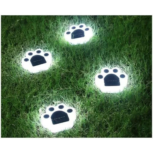 Solar Paw Print Light Panda Dog Cat Animal Garden Light-xinru