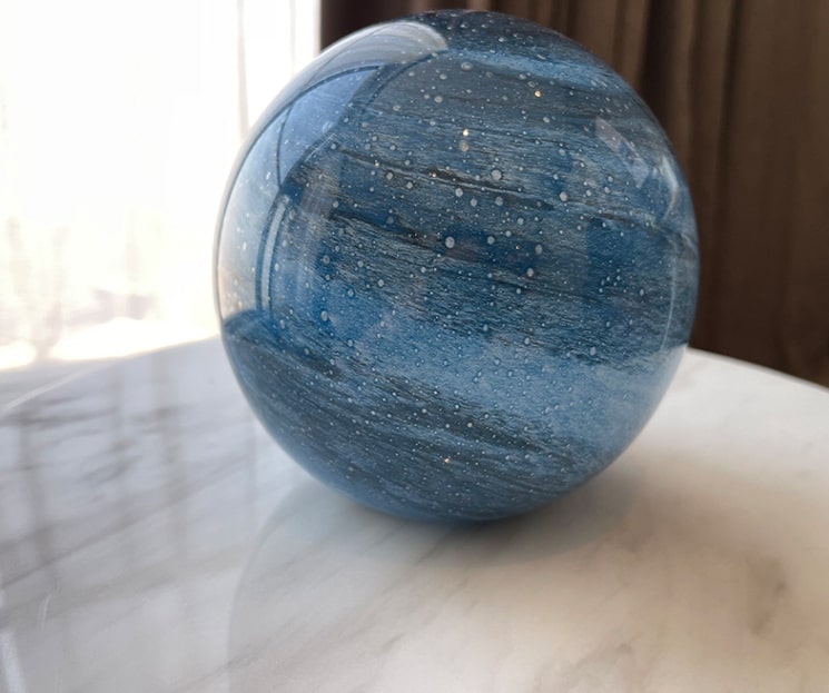 Glass Dome Lamp Sphere Round Ball Planet Moon Night Light-xinru