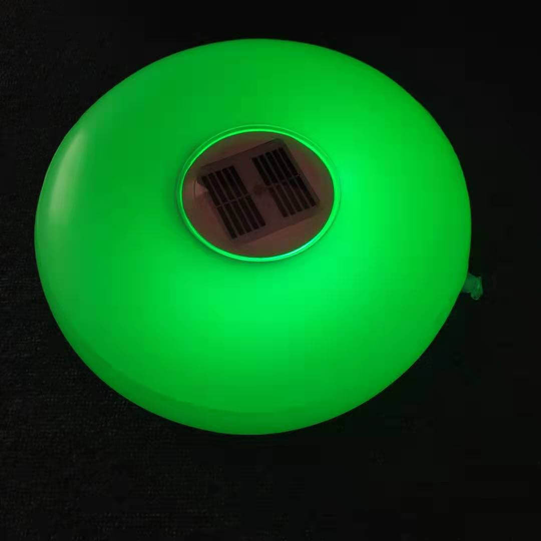 Solar Round Pool Light LED Inflatable Outdoor Waterproof Floating Light-xinru