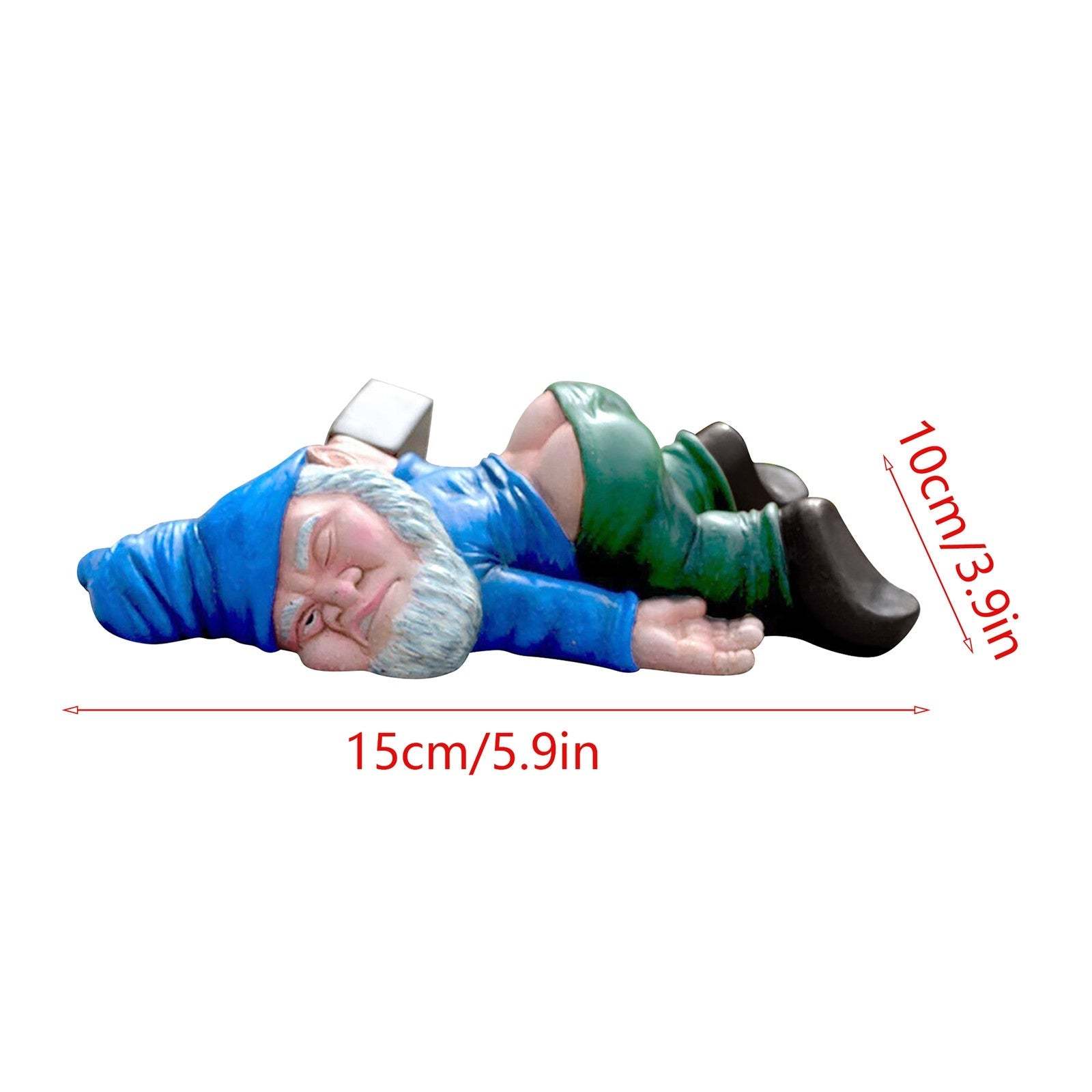 Creative Funny Drunk Dwarf Outdoor Garden Statue Decoration-xinru