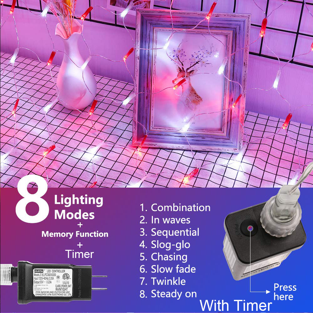 Outdoor Large American Flag LED String Lamp-xinru