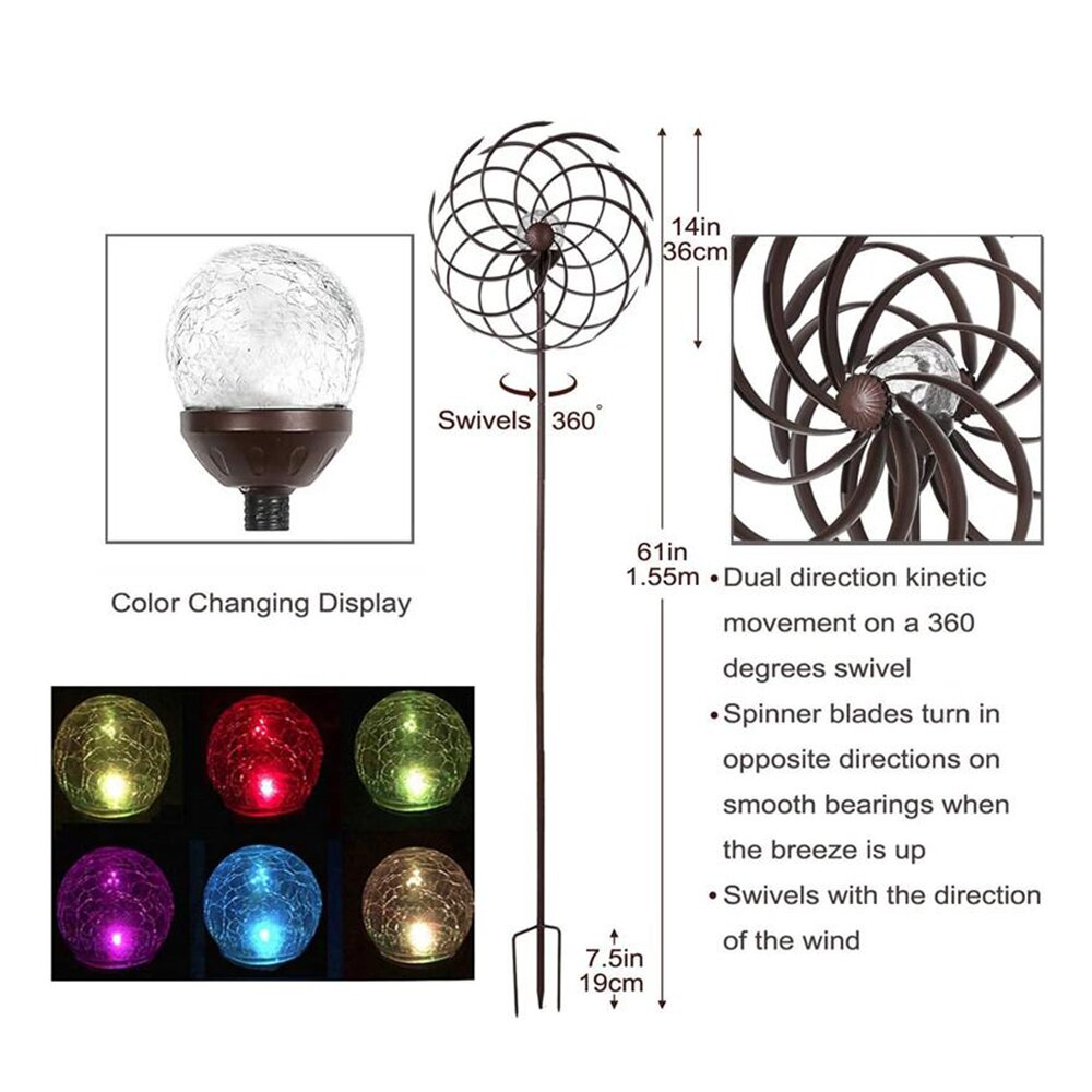 Double Spiral Solar Wind Spinner-xinru