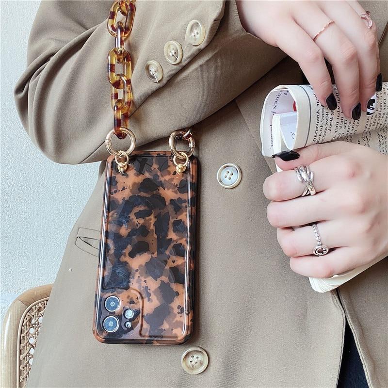 Luxury Leopard Chain Case-xinru
