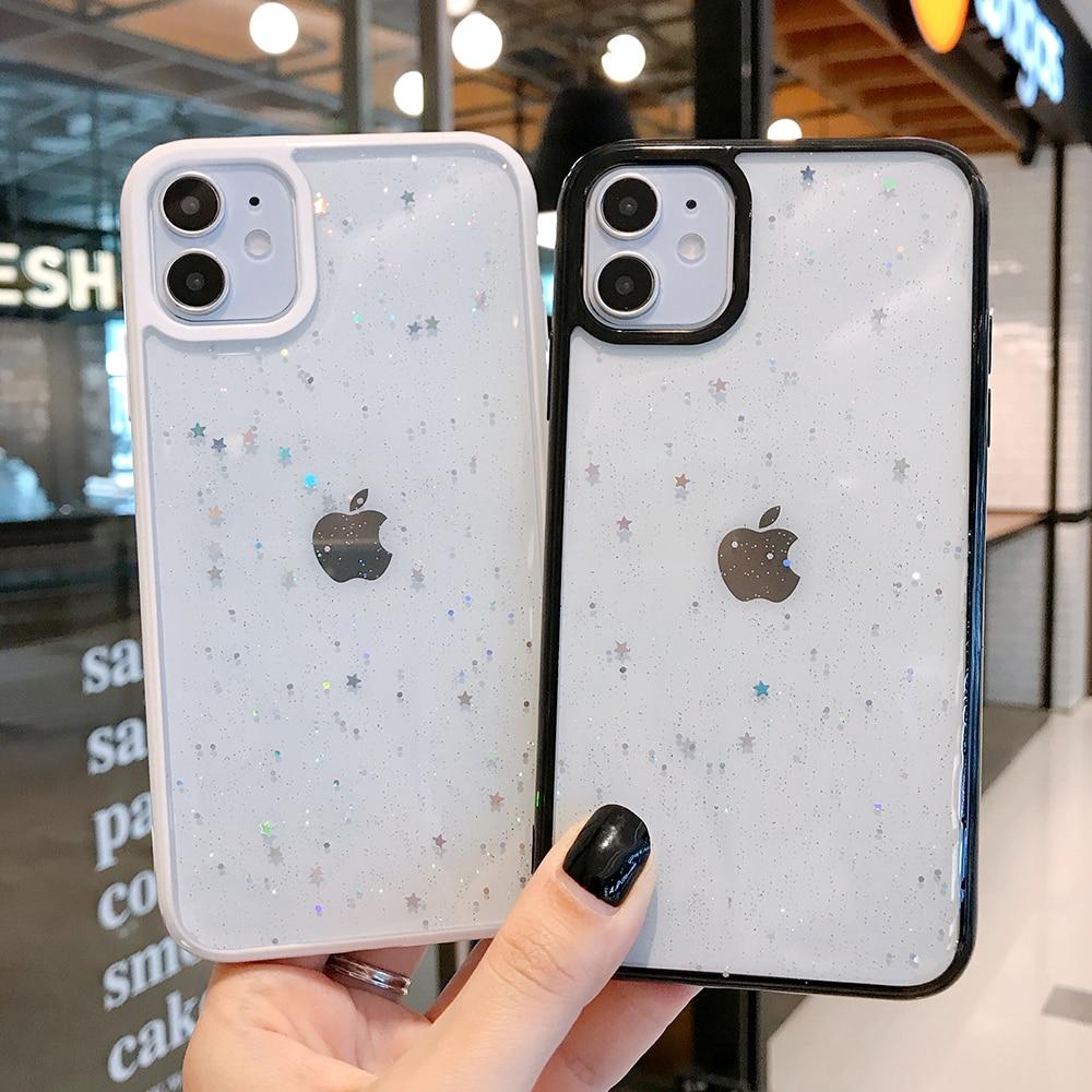 Candy Color Glitter Star Case-xinru