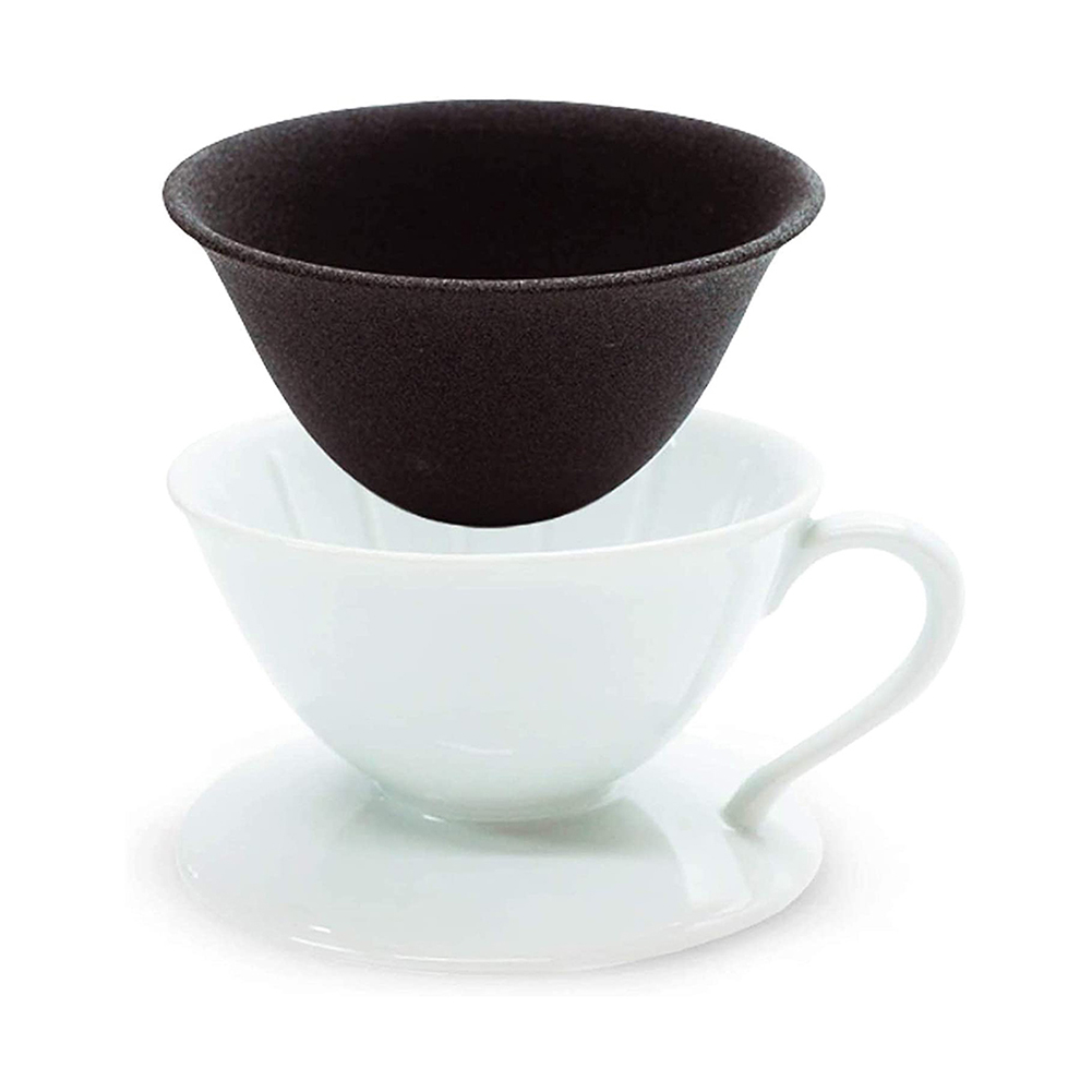 Pour Over Coffee Filter Permanent Paperless Ceramic Reusable-xinru shop