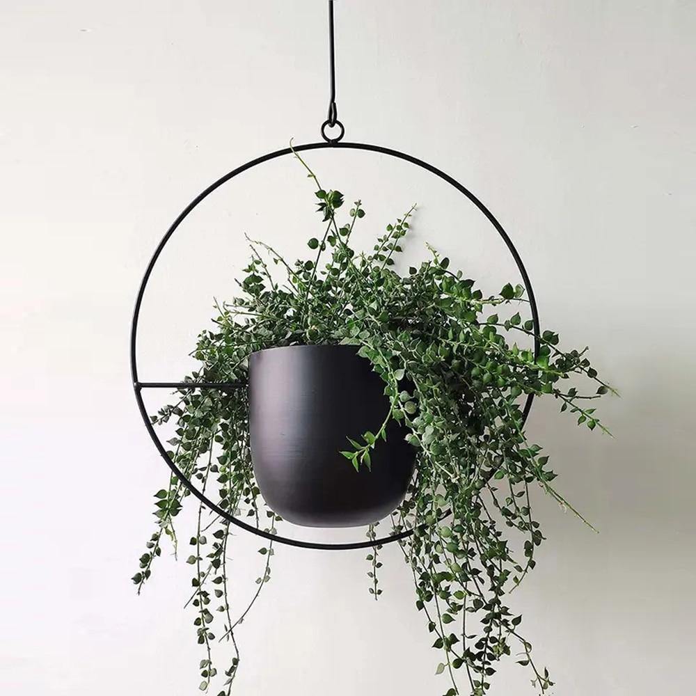 Creative Metal Decorative Plant Flower Pot Modern Flower Pot-xinru