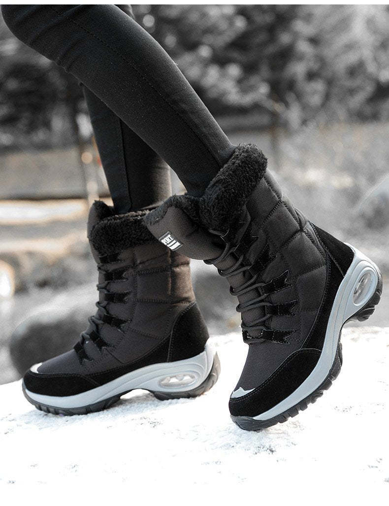 Winter Women Warm Mid-Calf Snow Boots-xinru shop