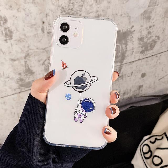Astronaut Clear Case-xinru