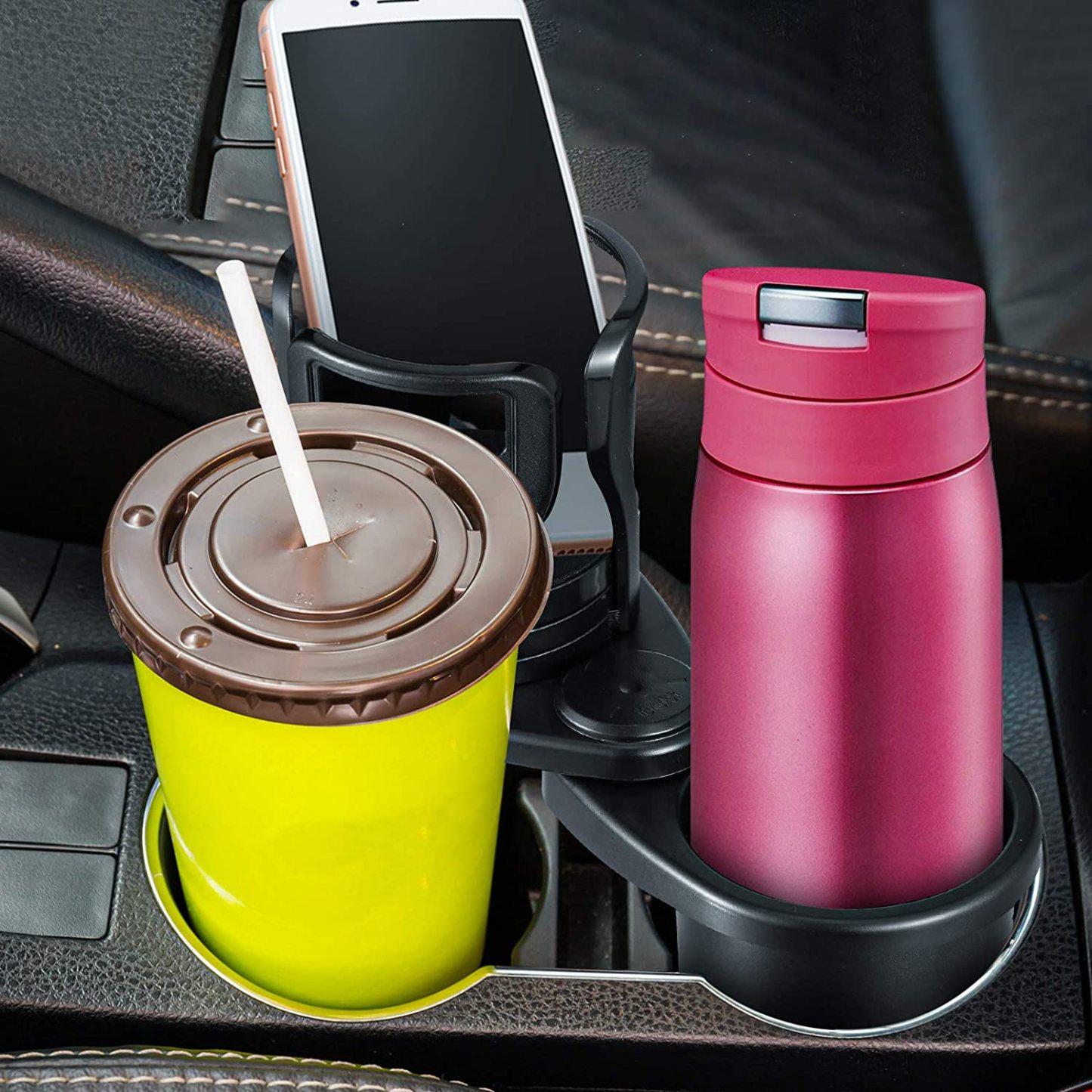 Smart Multifunction Car Rotating 2 In 1 Cup Holder-xinru