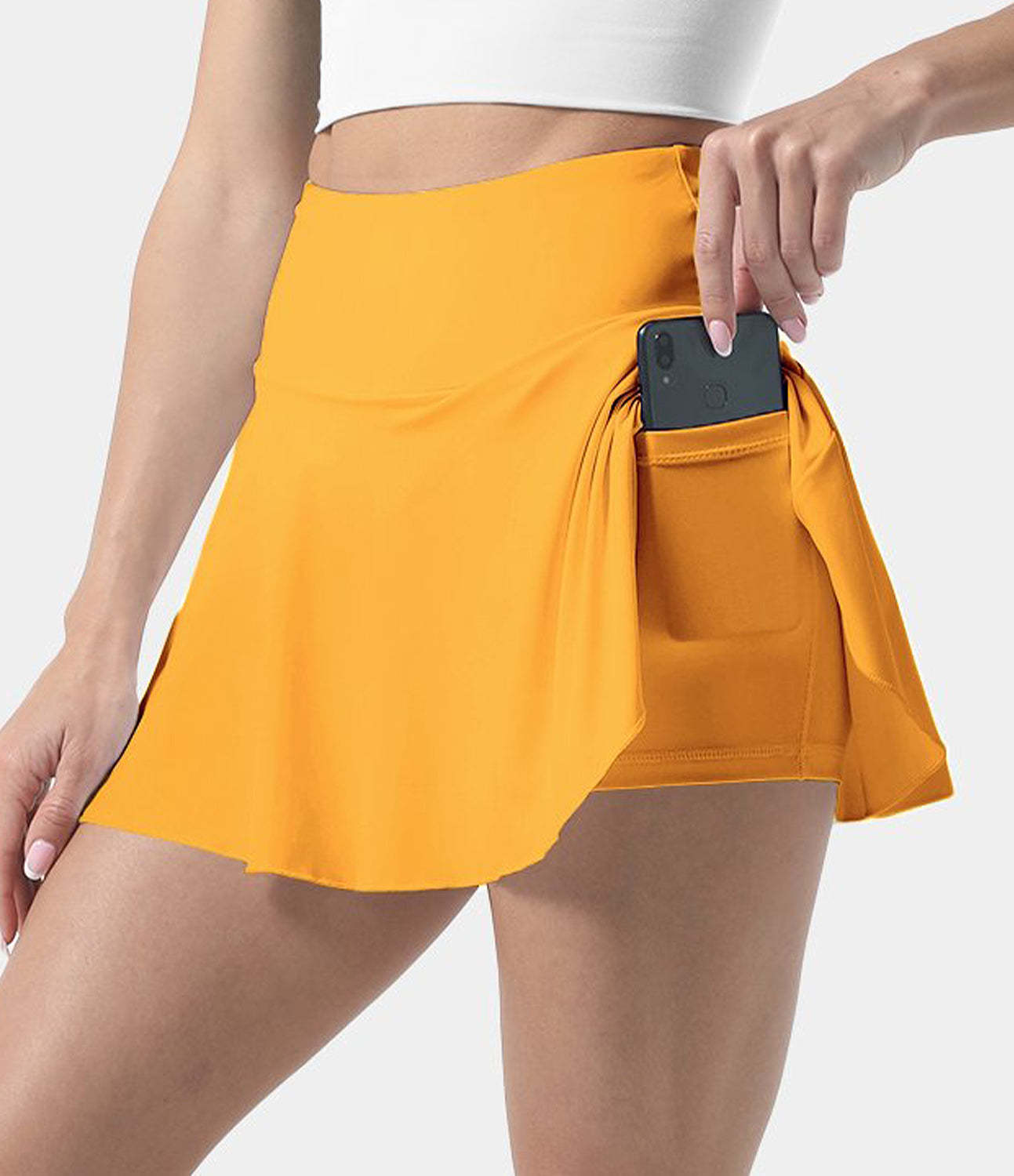 Women's Athletic High Waisted Tennis Skirts With Pockets-xinru shop