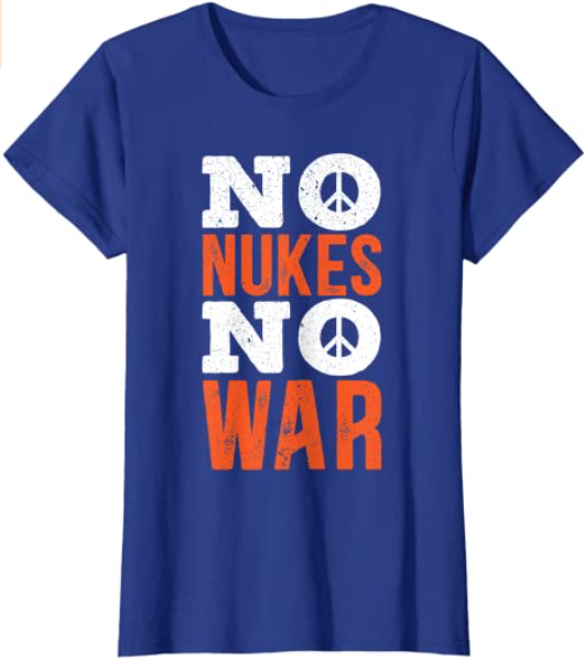 No Nukes No War The International Day Of Peace T-Shirt-xinru shop