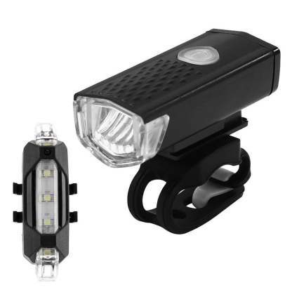 USB Rechargeable Waterproof Bike Light Flashlight-xinru