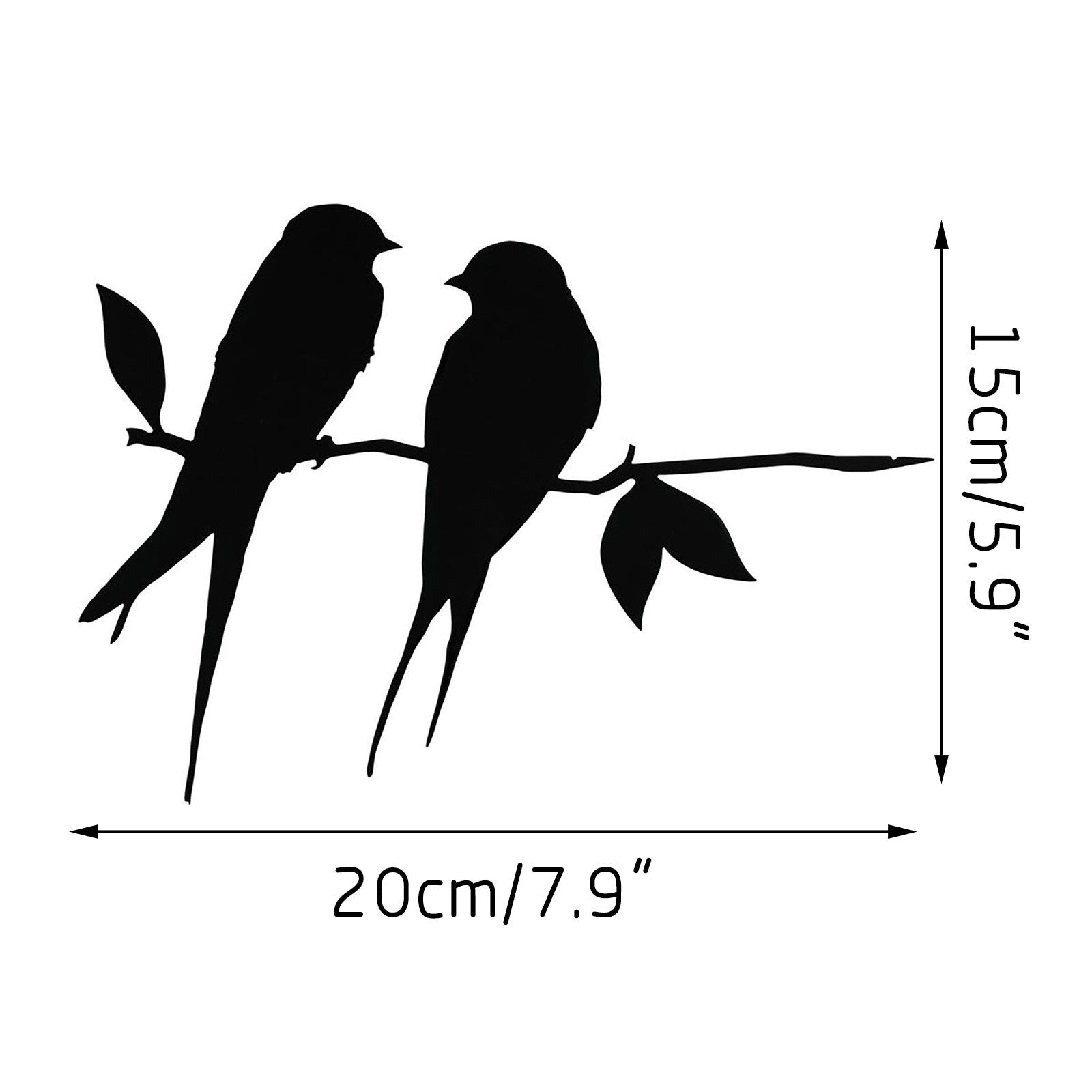 Parrot Metal Sculpture Decoration love Birds Metal Decoration-xinru