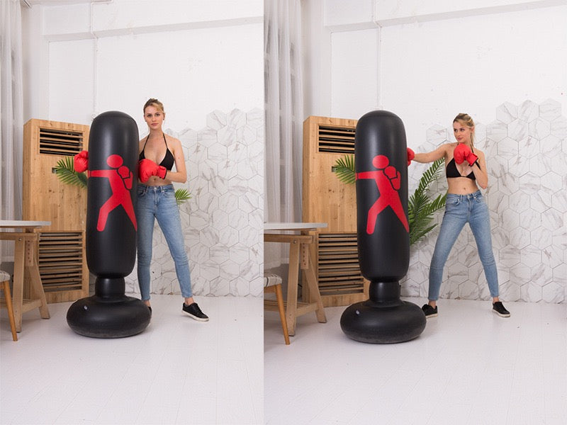Fitness Inflatable Vertical Boxing Column Thickened 1.6 Meters High-xinru shop