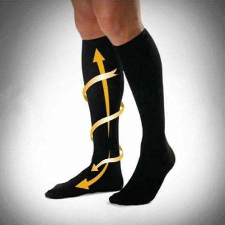 Gradient Compression Socks Knee High Support Stockings 9 Colors-xinru